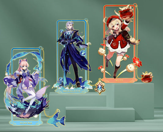 Genshin Impact Metal Bookmarks