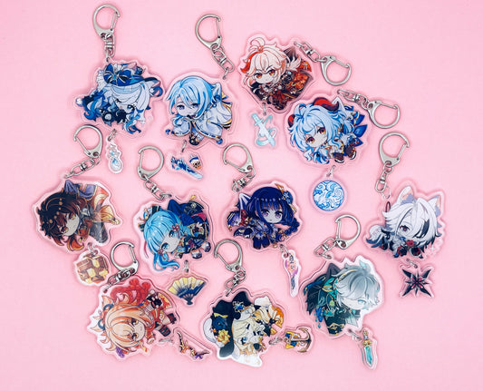 Genshin Impact acrylic keychain